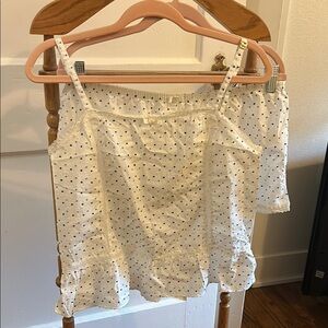 Kate Spade “Dream a Little Dream” Shorts and Tank PJ Set Bridal Something Blue